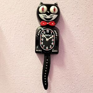 Jeweled Crimson Royale Kit-Cat Klock clock SUPER RARE